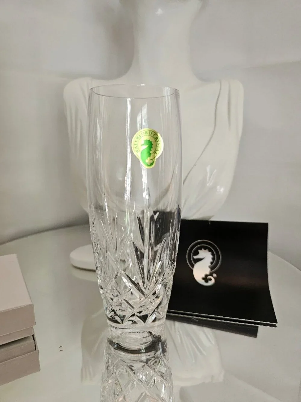 Waterford Crystal, Finola Stem Vase , new